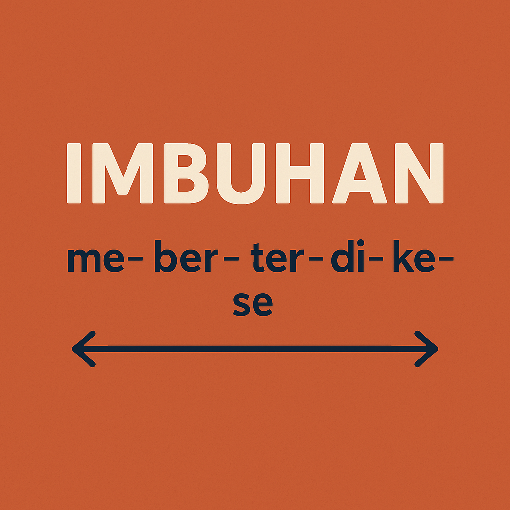 Imbuhan ternyata rumit